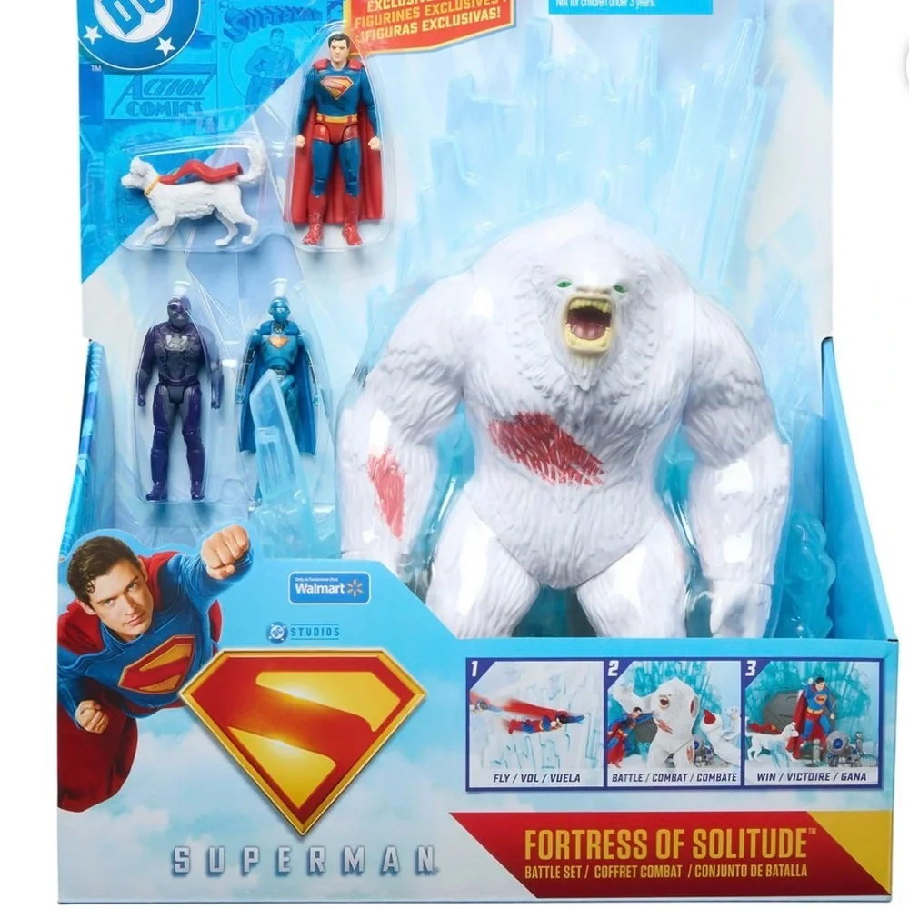 Superman and Kaiju Slime & Fortress of Solitude